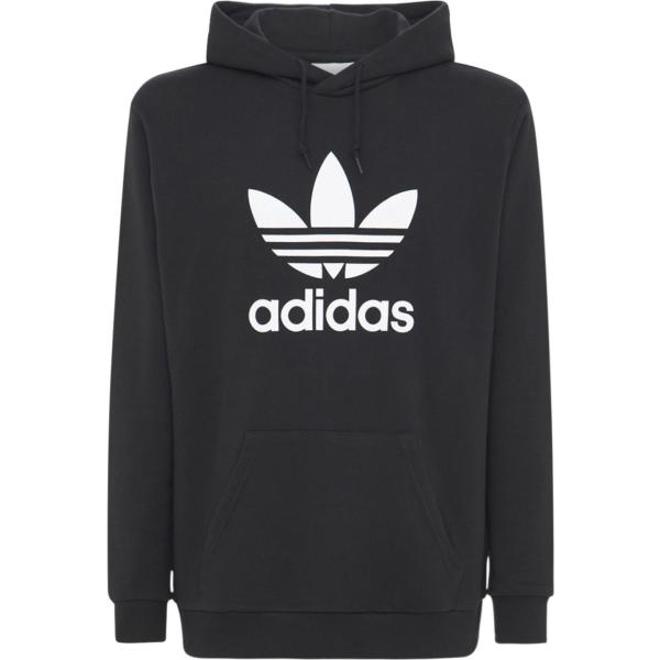 felpe con cappuccio Adidas Originals nero con stampe