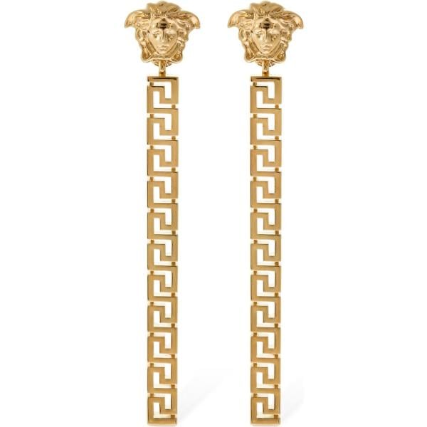 orecchini Versace marrone