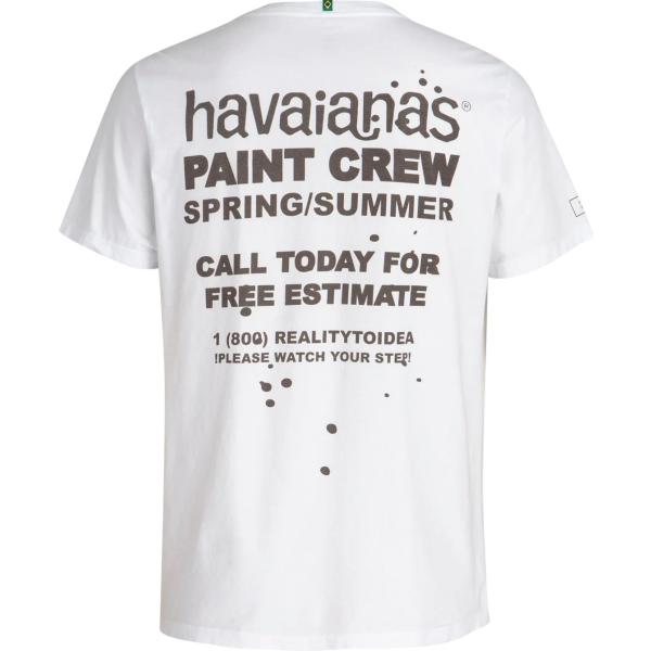t-shirt Havaianas bianco con stampe