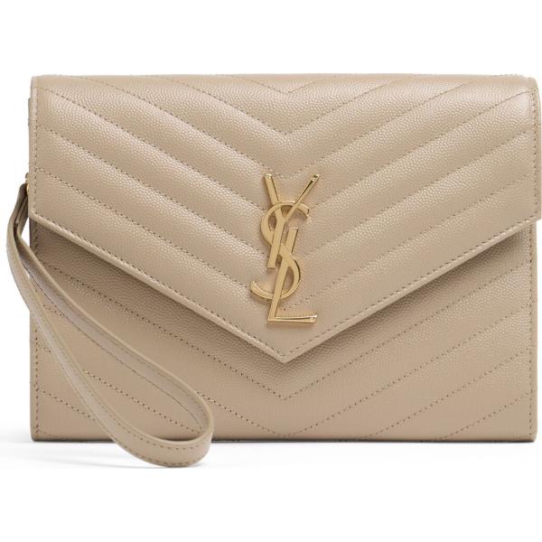 pochette Saint Laurent marrone