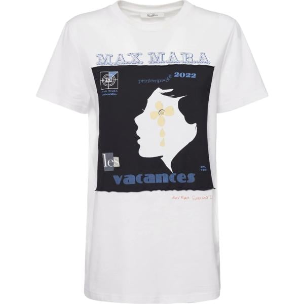 t-shirt Max Mara bianco