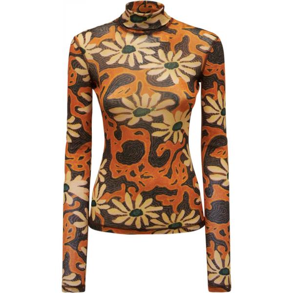 maglieria Nanushka marrone con stampe