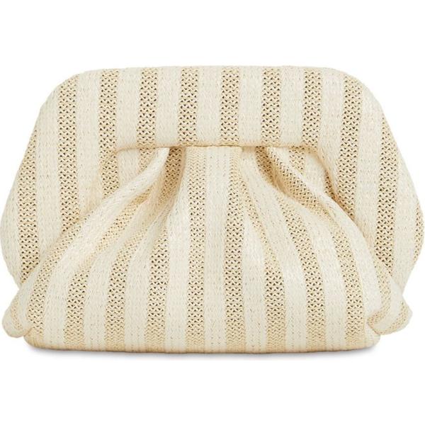 pochette Themoirè bianco