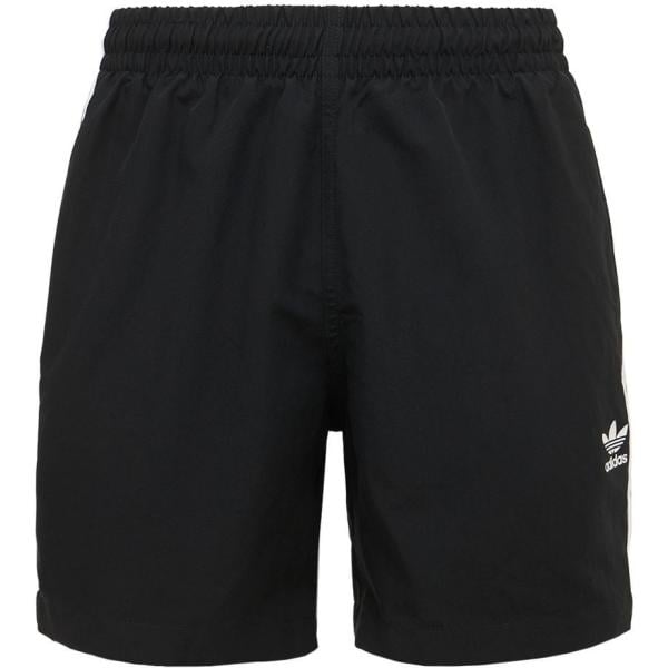shorts Adidas Originals nero a righe