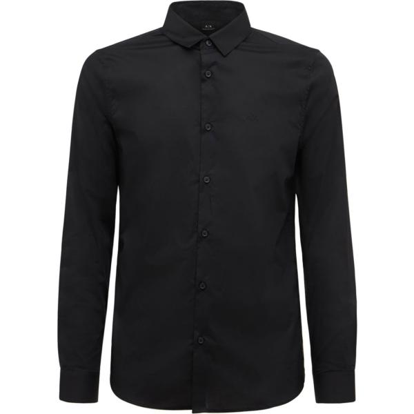 camicie Armani Exchange nero