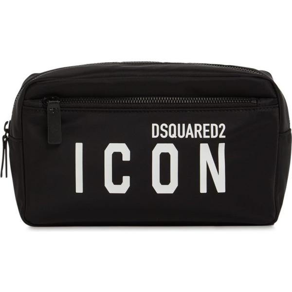 borse sportive Dsquared2 nero con stampe