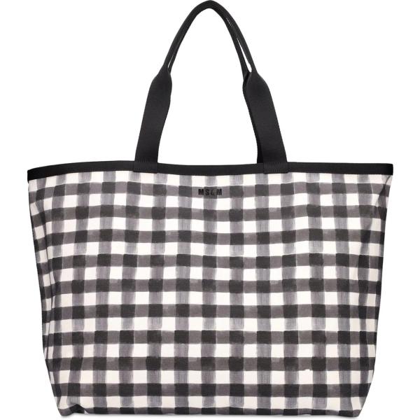 shopping bag Msgm grigio