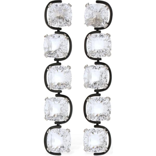 orecchini Swarovski grigio