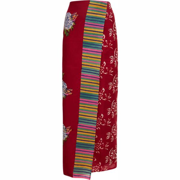 gonne Lisa Corti rosso con stampe