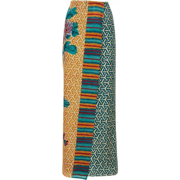 gonne Lisa Corti blu con stampe