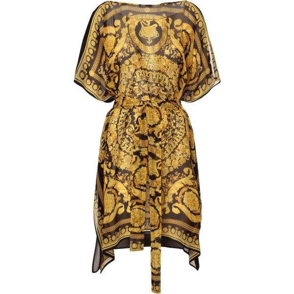 vestiti Versace marrone con stampe