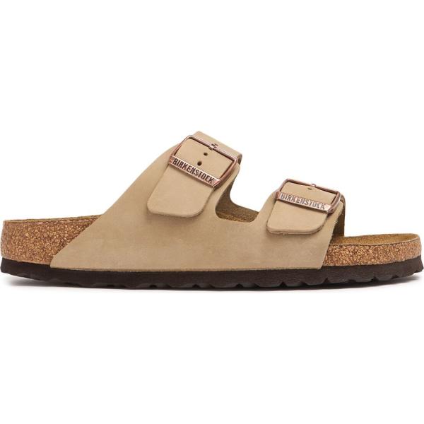 sandali in pelle Birkenstock marrone