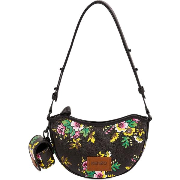 borse a spalla Kenzo Paris nero con stampe