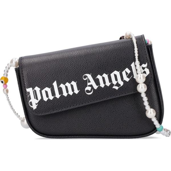 borse a spalla Palm Angels grigio con stampe