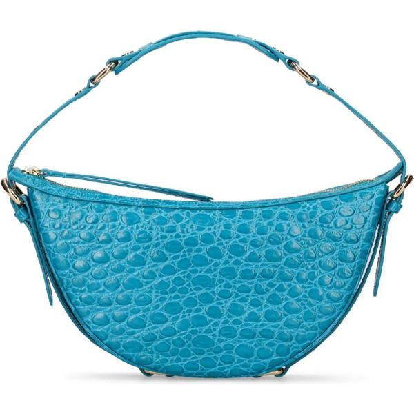 borse a spalla By Far blu con stampe