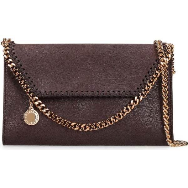 borse a spalla Stella Mccartney marrone