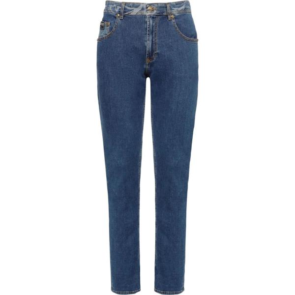 jeans Versace Jeans Couture blu con stampe