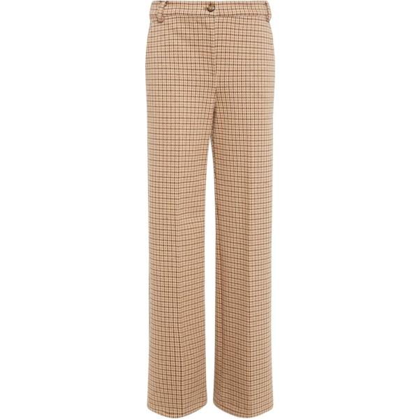 pantaloni Weekend Max Mara marrone a quadri