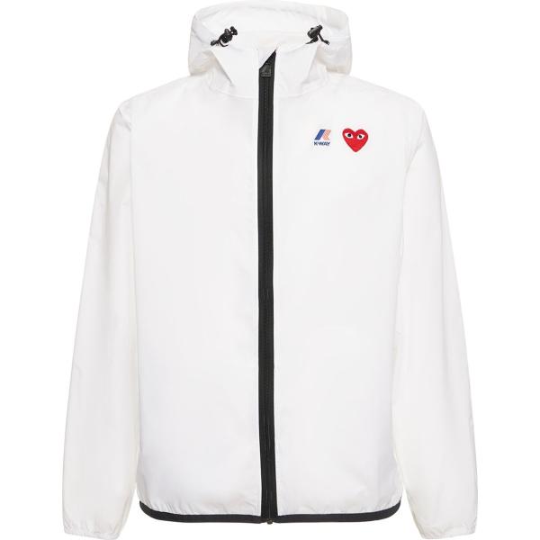 giacche Comme Des Garçons Play bianco