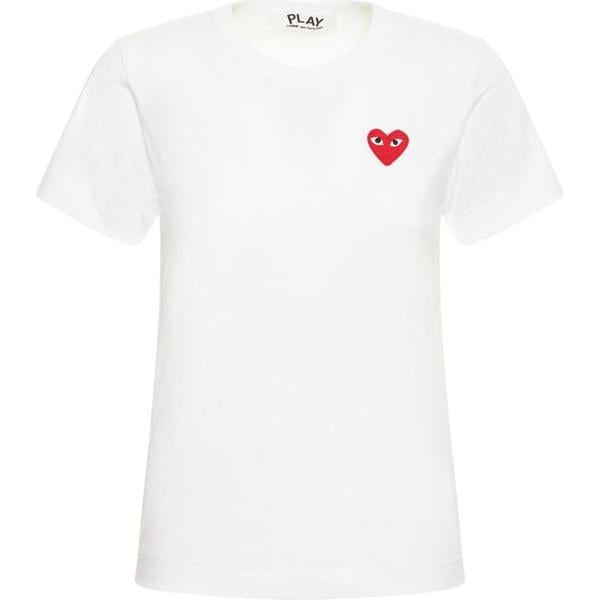 t-shirt Comme Des Garçons Play bianco