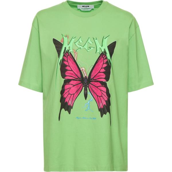 t-shirt Msgm verde