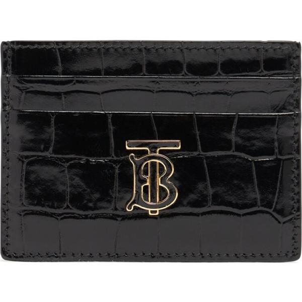 portafogli Burberry grigio con stampe