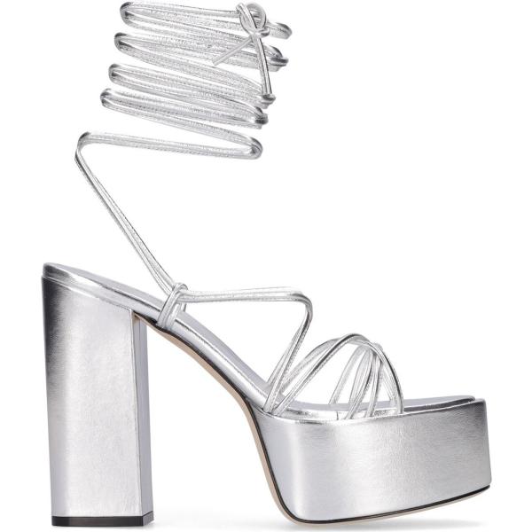 sandali in pelle Paris Texas grigio