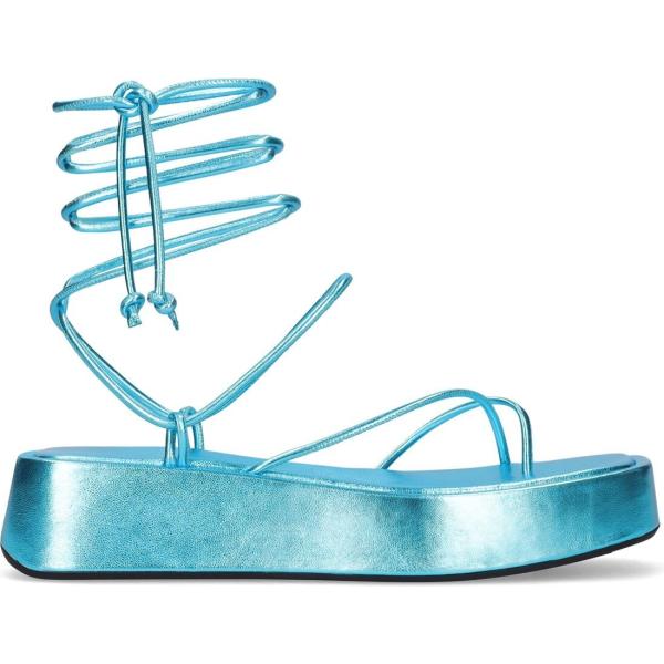 sandali in pelle Paris Texas blu