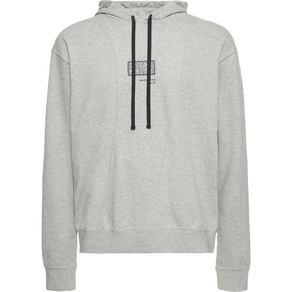 felpe con cappuccio Nike grigio con stampe