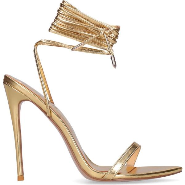 sandali in pelle Femme La marrone