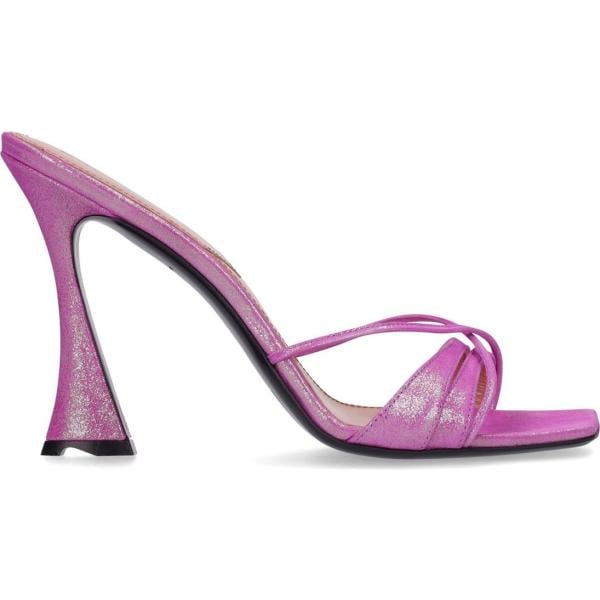 sandali in pelle Daccori rosa