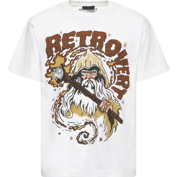 t-shirt Retrovert bianco con stampe