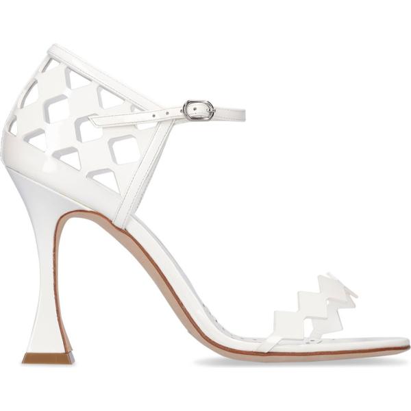 sandali in pelle Manolo Blahnik bianco