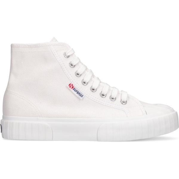 sneakers alte Superga bianco