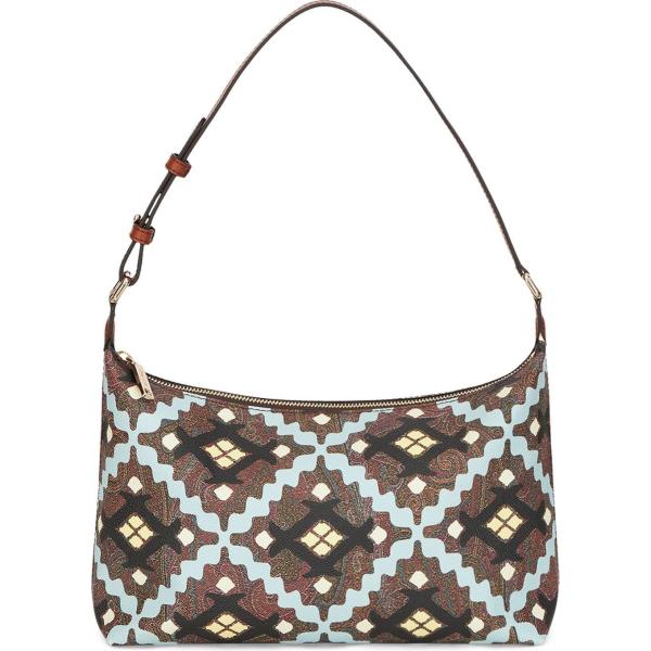 borse a spalla Etro marrone con stampe