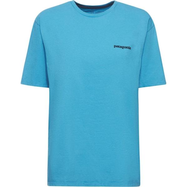 t-shirt Patagonia blu con stampe