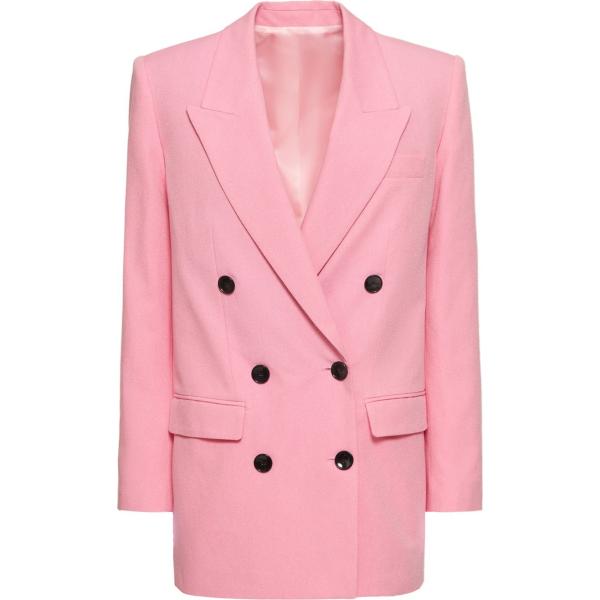 cappotti Isabel Marant rosa a quadri