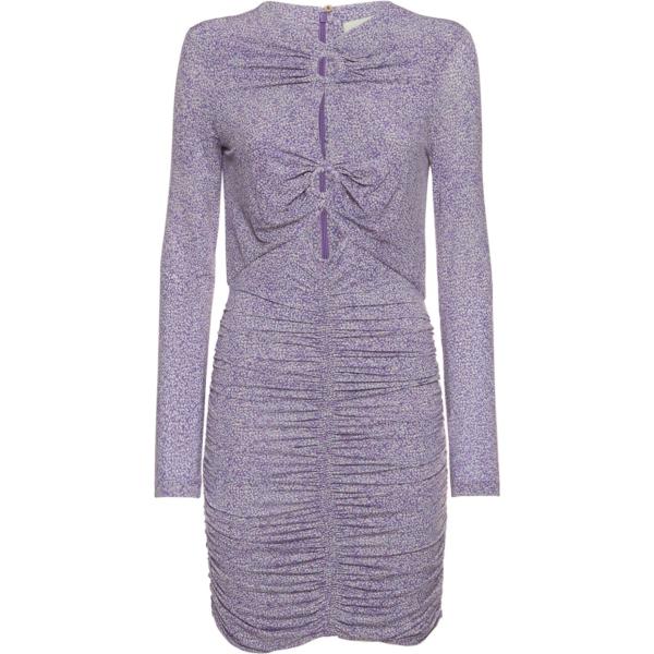 vestiti Isabel Marant viola con stampe