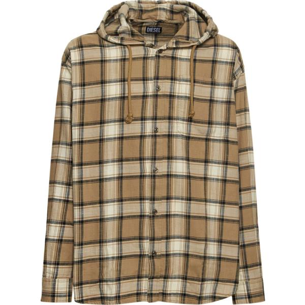 camicie Diesel marrone a quadri