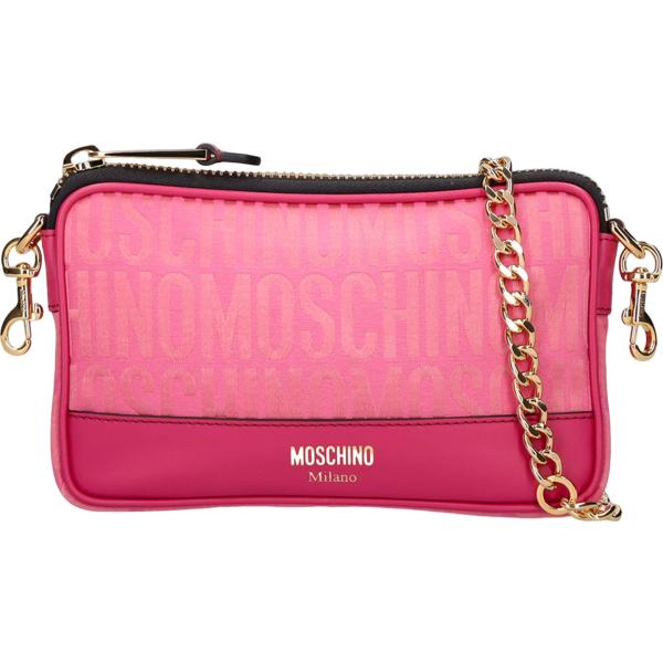 borse a spalla Moschino rosa