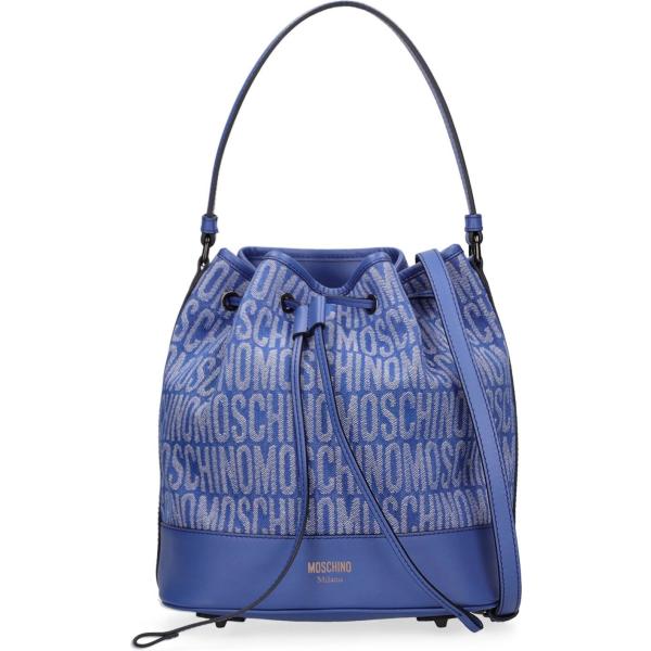 borse a secchiello Moschino blu