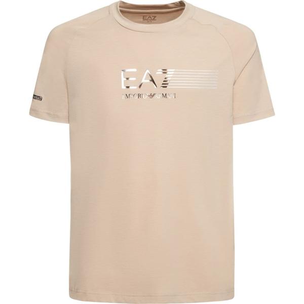 t-shirt Ea7 Emporio Armani marrone