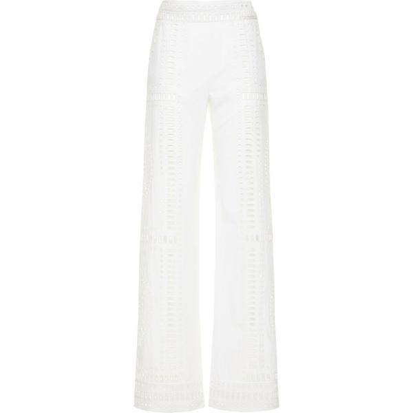pantaloni Alberta Ferretti bianco