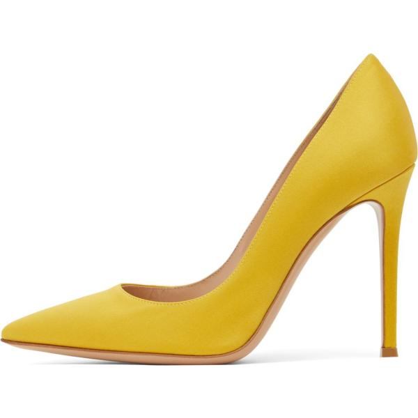 décolleté Gianvito Rossi giallo