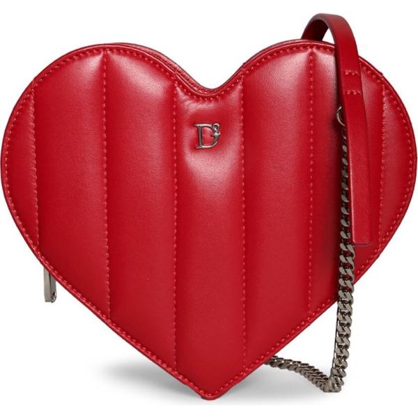 borse a spalla Dsquared2 rosso