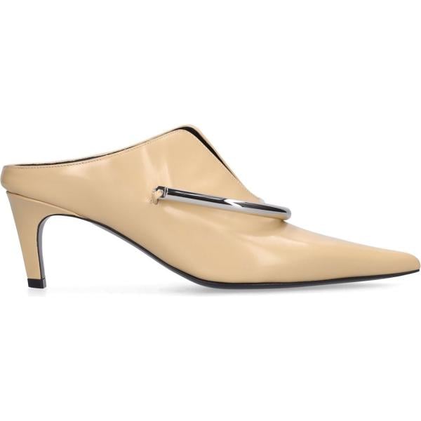 pantofole Jil Sander marrone