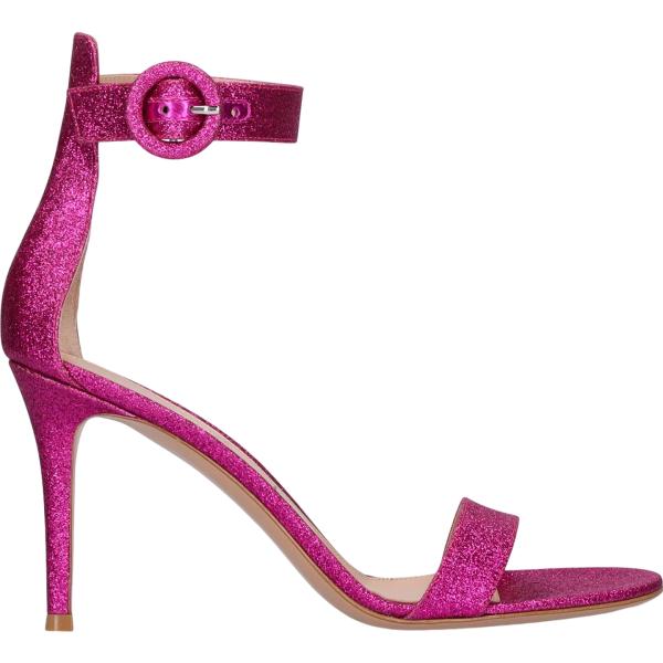 sandali in pelle Gianvito Rossi rosa