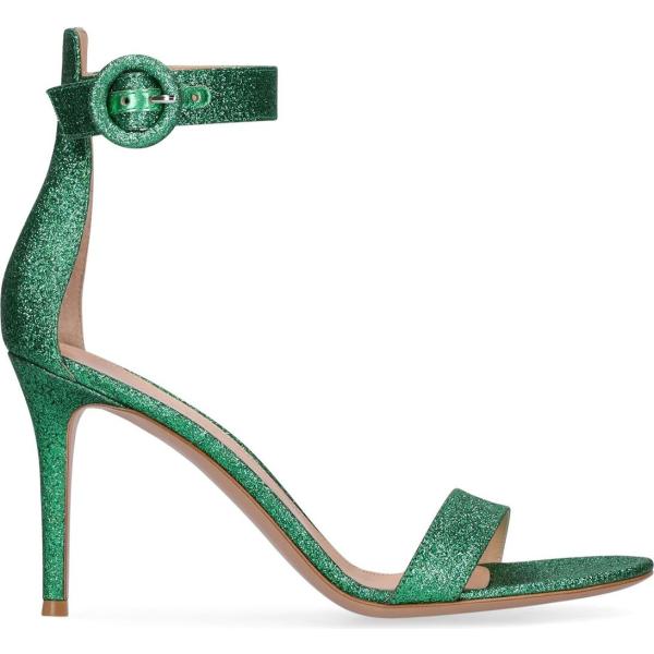 sandali in pelle Gianvito Rossi verde