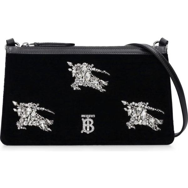 clutch Burberry nero