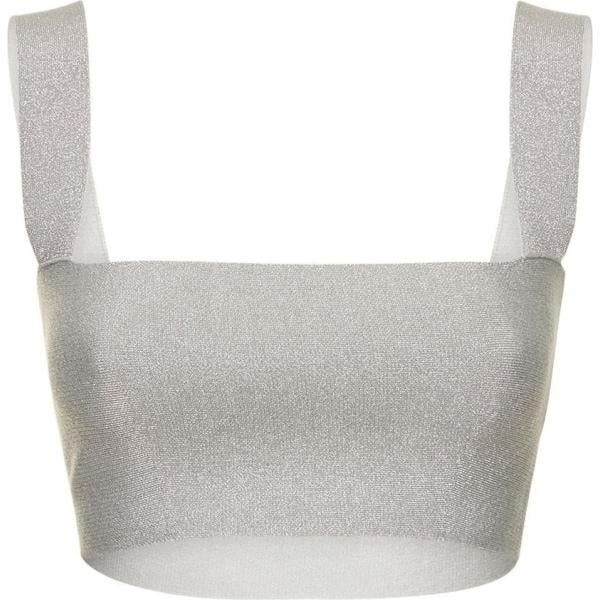 top Victoria Beckham grigio